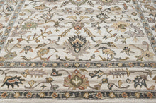 loomBloom Multi Size Ivory Hand Tufted Handmade Modern & Contemporary Floral Wool Oriental Area Rug