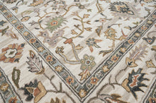 loomBloom Multi Size Ivory Hand Tufted Handmade Modern & Contemporary Floral Wool Oriental Area Rug
