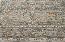 loomBloom Multi Size Slate Hand Tufted Handmade Modern & Contemporary Floral Wool Oriental Area Rug
