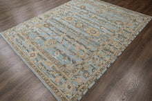 loomBloom Multi Size Aqua Hand Tufted Handmade Modern & Contemporary Floral Wool Oriental Area Rug