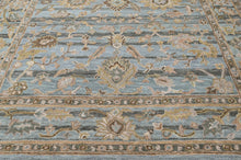 loomBloom Multi Size Aqua Hand Tufted Handmade Modern & Contemporary Floral Wool Oriental Area Rug