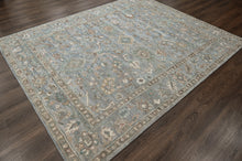 loomBloom Multi Size Sky Blue Hand Tufted Handmade Modern & Contemporary Floral Wool Oriental Area Rug