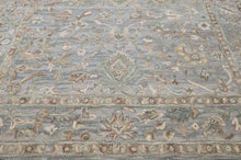 loomBloom Multi Size Sky Blue Hand Tufted Handmade Modern & Contemporary Floral Wool Oriental Area Rug