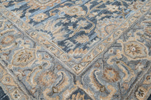 loomBloom Multi Size Blue Hand Tufted Handmade Modern & Contemporary Floral Wool Oriental Area Rug