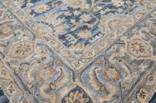 loomBloom Multi Size Blue Hand Tufted Handmade Modern & Contemporary Floral Wool Oriental Area Rug