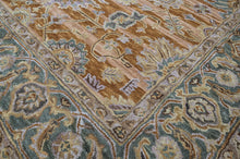 loomBloom Multi Size Burnt Orange Hand Tufted Handmade Modern & Contemporary Floral Wool Oriental Area Rug