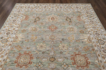 loomBloom Multi Size Mint Green Hand Tufted Handmade Modern & Contemporary Floral Wool Oriental Area Rug