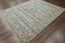 loomBloom Multi Size Blue Hand Tufted Handmade Modern & Contemporary Floral Wool Oriental Area Rug