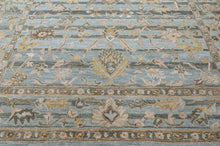 loomBloom Multi Size Blue Hand Tufted Handmade Modern & Contemporary Floral Wool Oriental Area Rug