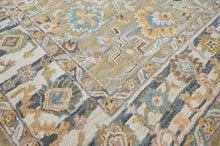 loomBloom Multi Size Olive Green Hand Tufted Handmade Modern & Contemporary Floral Wool Oriental Area Rug