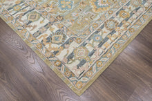 loomBloom Multi Size Olive Green Hand Tufted Handmade Modern & Contemporary Floral Wool Oriental Area Rug