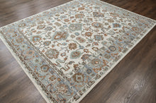 loomBloom Multi Size Beige Hand Tufted Handmade Modern & Contemporary Floral Wool Oriental Area Rug
