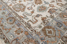 loomBloom Multi Size Beige Hand Tufted Handmade Modern & Contemporary Floral Wool Oriental Area Rug