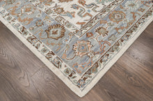 loomBloom Multi Size Beige Hand Tufted Handmade Modern & Contemporary Floral Wool Oriental Area Rug
