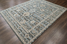 loomBloom Multi Size Blue Hand Tufted Handmade Modern & Contemporary Floral Wool Oriental Area Rug