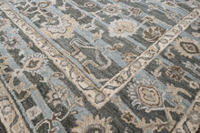loomBloom Multi Size Blue Hand Tufted Handmade Modern & Contemporary Floral Wool Oriental Area Rug