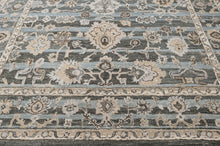 loomBloom Multi Size Blue Hand Tufted Handmade Modern & Contemporary Floral Wool Oriental Area Rug