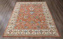 loomBloom Multi Size Rust Hand Tufted Handmade Modern & Contemporary Floral Wool Oriental Area Rug