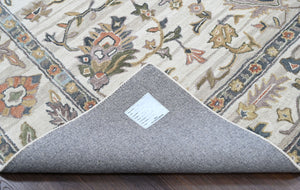 Multi Size Ivory Gray Blue Color Hand Tufted Handmade Wool Modern & Contemporary Oriental Rug