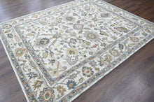 Multi Size Ivory Gray Blue Color Hand Tufted Handmade Wool Modern & Contemporary Oriental Rug