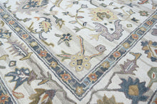 Multi Size Ivory Gray Blue Color Hand Tufted Handmade Wool Modern & Contemporary Oriental Rug