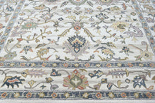 Multi Size Ivory Gray Blue Color Hand Tufted Handmade Wool Modern & Contemporary Oriental Rug