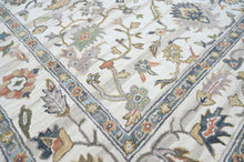 Multi Size Ivory Gray Blue Color Hand Tufted Handmade Wool Modern & Contemporary Oriental Rug