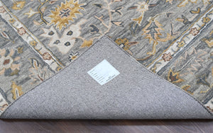 Multi Size Slate Gray Beige Color Hand Tufted Handmade Wool Modern & Contemporary Oriental Rug