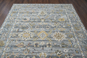 Multi Size Slate Gray Beige Color Hand Tufted Handmade Wool Modern & Contemporary Oriental Rug