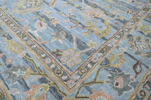 Multi Size Aqua Gray Brown Color Hand Tufted Handmade Wool Modern & Contemporary Oriental Rug
