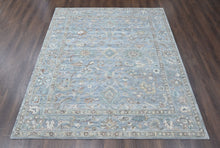 Multi Size Sky Blue Turquoise Beige Color Hand Tufted Handmade Wool Modern & Contemporary Oriental Rug