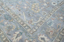Multi Size Sky Blue Turquoise Beige Color Hand Tufted Handmade Wool Modern & Contemporary Oriental Rug