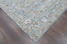 Multi Size Sky Blue Turquoise Beige Color Hand Tufted Handmade Wool Modern & Contemporary Oriental Rug