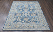 Multi Size Blue Beige Burnt Orange Color Hand Tufted Handmade Wool Modern & Contemporary Oriental Rug