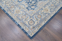 Multi Size Blue Beige Burnt Orange Color Hand Tufted Handmade Wool Modern & Contemporary Oriental Rug
