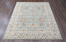Multi Size Mint Green Gray Burnt Orange Color Hand Tufted Handmade Wool Modern & Contemporary Oriental Rug