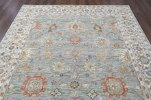 Multi Size Mint Green Gray Burnt Orange Color Hand Tufted Handmade Wool Modern & Contemporary Oriental Rug
