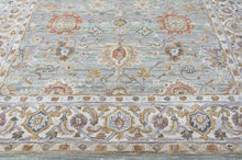 Multi Size Mint Green Gray Burnt Orange Color Hand Tufted Handmade Wool Modern & Contemporary Oriental Rug