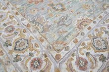 Multi Size Mint Green Gray Burnt Orange Color Hand Tufted Handmade Wool Modern & Contemporary Oriental Rug
