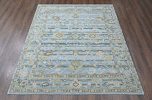 Multi Size Blue Aqua Olive Green Color Hand Tufted Handmade Wool Modern & Contemporary Oriental Rug