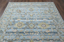 Multi Size Blue Aqua Olive Green Color Hand Tufted Handmade Wool Modern & Contemporary Oriental Rug