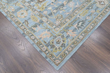 Multi Size Blue Aqua Olive Green Color Hand Tufted Handmade Wool Modern & Contemporary Oriental Rug