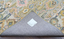 Multi Size Olive Green Aqua Burnt Orange Color Hand Tufted Handmade Wool Modern & Contemporary Oriental Rug