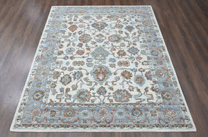 Multi Size Beige Light Blue Brown Color Hand Tufted Handmade Wool Modern & Contemporary Oriental Rug
