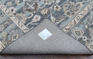 Multi Size Blue Aqua Gray Color Hand Tufted Handmade Wool Modern & Contemporary Oriental Rug