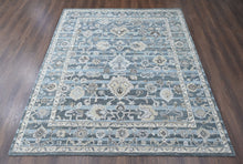 Multi Size Blue Aqua Gray Color Hand Tufted Handmade Wool Modern & Contemporary Oriental Rug