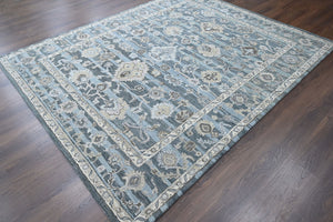 Multi Size Blue Aqua Gray Color Hand Tufted Handmade Wool Modern & Contemporary Oriental Rug