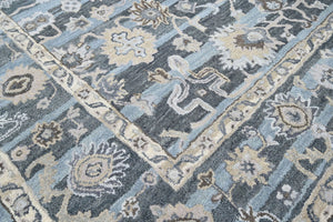 Multi Size Blue Aqua Gray Color Hand Tufted Handmade Wool Modern & Contemporary Oriental Rug