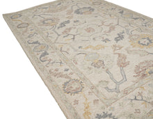 Multi Size Beige Gray Mint Color Hand Loomed  Wool  Oriental Rug