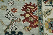 LoomBloom 8x10 Mint Hand Knotted Arts & Crafts Oushak Wool Oriental Area Rug - Oriental Rug Of Houston